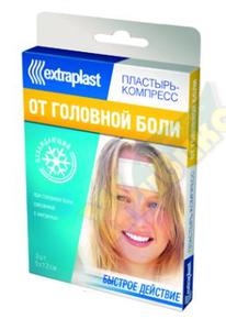 ЭКСТРАПЛАСТ пластырь от головной боли №3 (Extraplast)