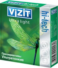 ВИЗИТ презерватив №3 ultra light/ультратонкие