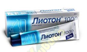 Лиотон 1000 гель 1000ме/г 100г туба (Гепарин натрия)