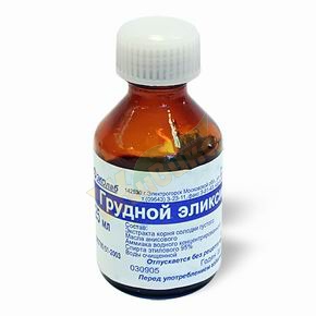 Грудной эликсир жидк. 25мл фл (Аммиак + Аниса масло + Солодки экс-кт)