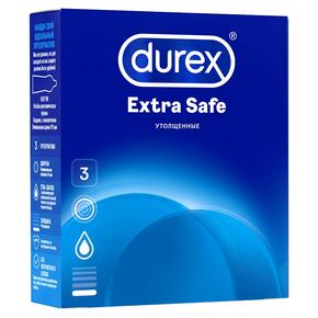 ДЮРЕКС презерватив №3 extra safe/прочные (Durex)
