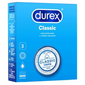 ДЮРЕКС презерватив №3 classic/классические (Durex)