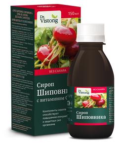ДР.ВИСТОНГ сироп шиповника с витамином С 150мл (Dr.Vistong)