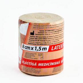 Бинт эласт. 0,08мх1,5м высокой растяжимости модель 2 /лаума/