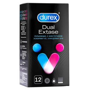 ДЮРЕКС презерватив №12 dual extase/двойной экстаз (Durex)