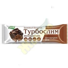 ТУРБОСЛИМ батончик д/контр. веса шоколадный кекс 50г /эвалар/