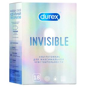 ДЮРЕКС презерватив №18 invisible /ультратонкие (Durex)