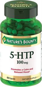 НЭЙЧЕС БАУНТИ 5-Гидрокситриптофан (5-HTP) капс. 100мг №60 (Natures Bounty)