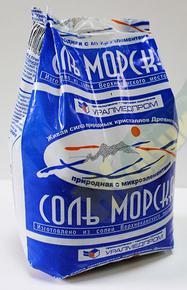 соль морская природная д/ванн 1кг пак.п/э