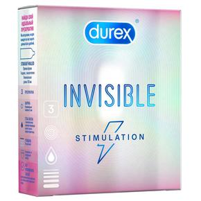 ДЮРЕКС презерватив №3 invisible stimulation/ультратонкие (Durex)