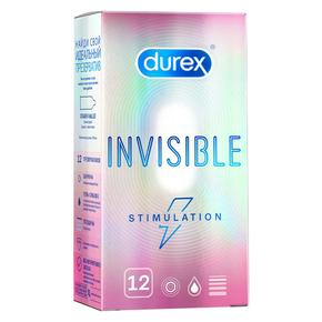 ДЮРЕКС презерватив №12 invisible stimulation/ультратонкие (Durex)