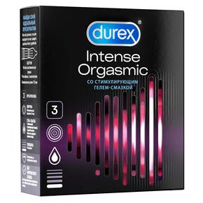 ДЮРЕКС презерватив №3 intense orgasmic/рельефные (Durex)
