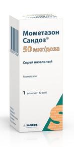 Мометазон сандоз спрей наз. 50мкг/доза 140доз 18г фл (Мометазон)