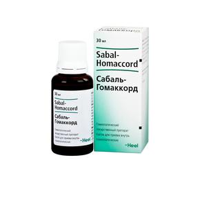 Сабаль-гомаккорд капли д/вн.прим. гомеопатические 30мл фл-кап.