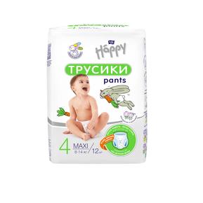 БЕЛЛА Беби хеппи макси трусики р.4 8-14кг №12 maxi (Bella baby happy)