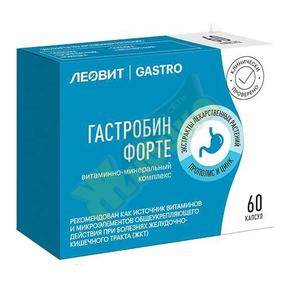 ЛЕОВИТ ГАСТРО Гастробин форте капс. 500мг №60 (Gastro)