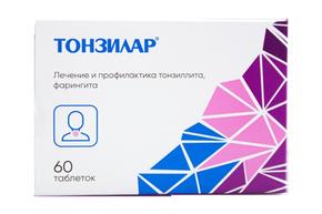 Тонзилар таб подъязычные № 60 гомеопатические