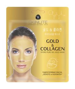СКИНЛАЙТ маска гидрогелевая золото и коллаген №1 (Skinlite)
