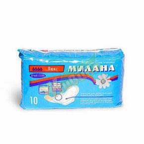 МИЛАНА Люкс драй + гель прокладки №10