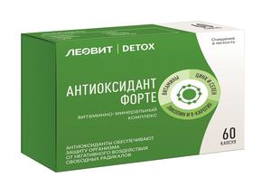 ЛЕОВИТ Детокс антиоксидант форте капс. 500мг №60 (Леовит Detox)