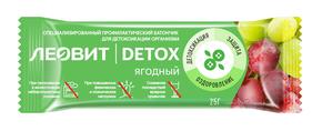 ЛЕОВИТ Детокс батончик детоксикационный ягодный 25г (Леовит Detox)