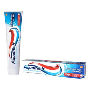 АКВАФРЕШ 3 Тотал кеа освежающе-мятная паста зубная 100мл (Aquafresh)