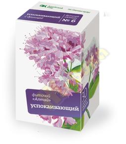 АЛТАЙ чай №6 успокаивающий 2г ф/пак. №20 /Алтайский кедр ООО/