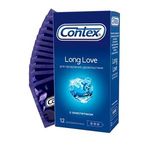КОНТЕКС презерватив №12 long love/продлевающие с анестетиком (Сontex)