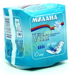МИЛАНА Вита део драй у/тонк. прокладки №10