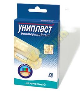 УНИПЛАСТ пластырь бактерицид.незаметн. №8