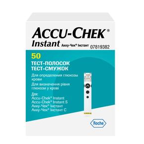АККУ-ЧЕК Инстант тест-полоски д/опред. глюкозы №50 (Akku-chek Instant)