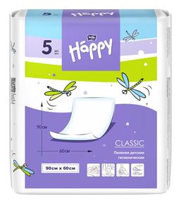 БЕЛЛА Беби хеппи классик пеленка/простыня дет. 60смх90см №5 (Bella baby happy)