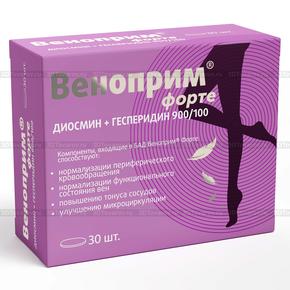 ВЕНОПРИМ Форте таб №30 /квадрат-с/