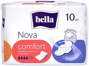 БЕЛЛА Нова комфорт софтиплэйт эйр прокладки №10 (Bella)
