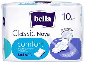 БЕЛЛА Классик нова комфорт драйнетт эйр прокладки №10 (Bella)