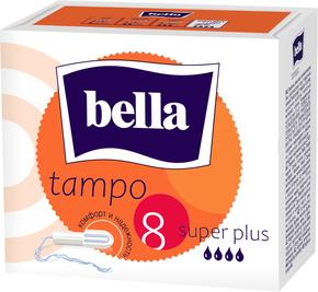 БЕЛЛА тампоны супер плюс №8 без аппликатора (Bella)