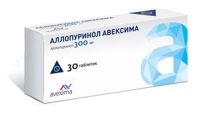 Аллопуринол авексима таб 300мг №30 (Аллопуринол)