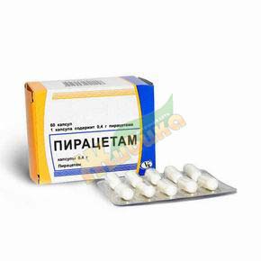 Пирацетам капс. 400мг №60 (Пирацетам)