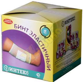 Бинт эласт.трубч. №2 2смх10см /интекс/