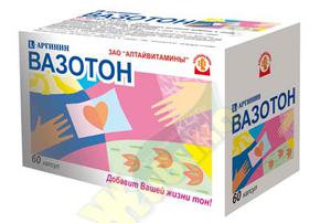 ВАЗОТОН Аргинин капс. 0,5г №60