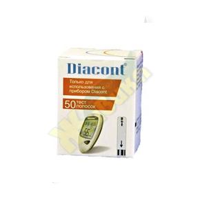 ДИАКОНТ тест-полоски к глюкометру №50 (Diacont)