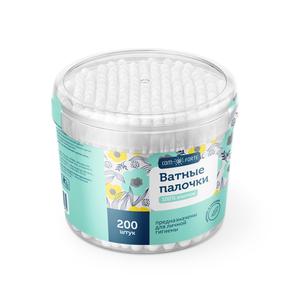 КОМФОРТЕ палочки ватные №200 стакан пл. (ComForte)