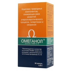 ОМЕГАНОЛ капс. 590мг №90