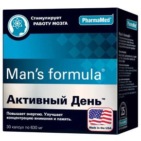МЕН-С ФОРМУЛА капс. №30 активный день (Man"s formula)