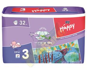 БЕЛЛА Беби хеппи подгузники детские 5-9кг №32 midi (Bella baby happy)