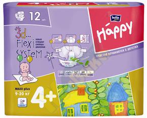БЕЛЛА Беби хеппи подгузники детские 9-20кг №12 maxi plus (Bella baby happy)