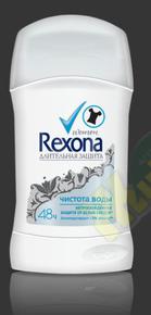 РЕКСОНА Кристал чистая вода дезодорант-стик жен. 45мл (Rexona)