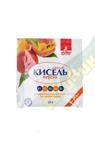ДЖЕЛИ + кисель порошок гранулированный без сахара персик 25г пак
