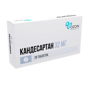 Кандесартан таб 32мг №28 /озон/ (Кандесартан)