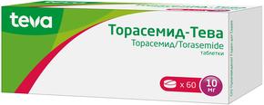 Торасемид-тева таб 10мг №60 (Торасемид)
